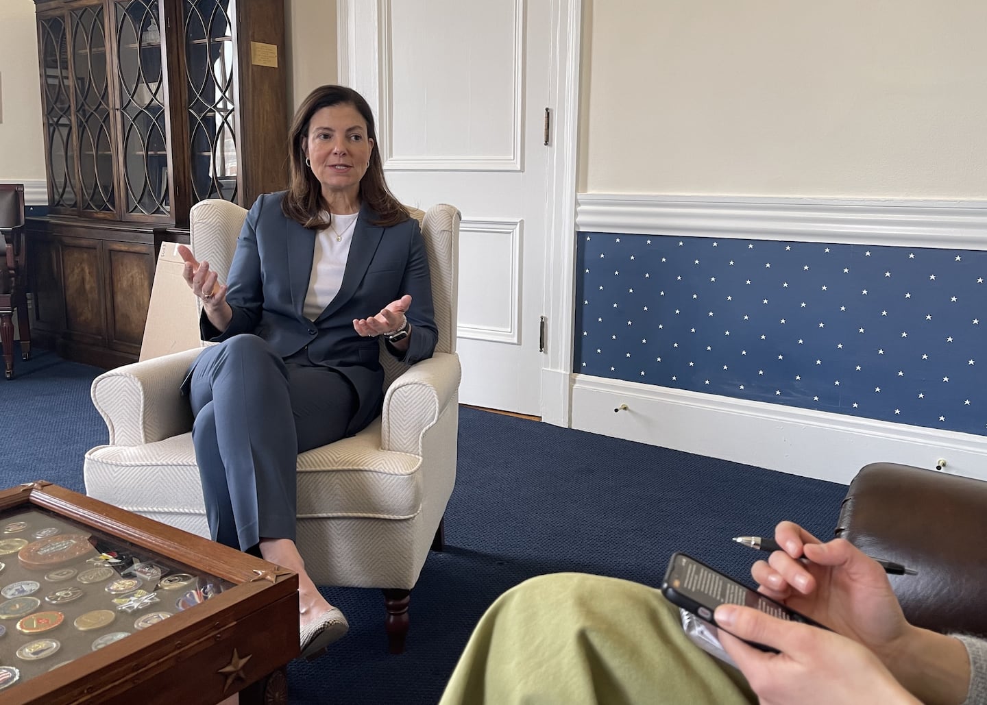 reporterporter's tweet card. While calling for her state to impose tougher criminal penalties than its New England neighbors, the GOP leader said her team is focused on "delivering value for taxpayers."
