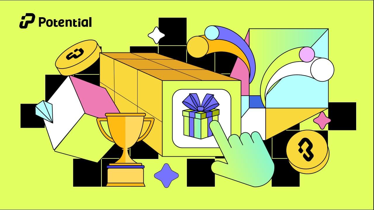 PotentialAI's tweet card. Potential Leaderboard