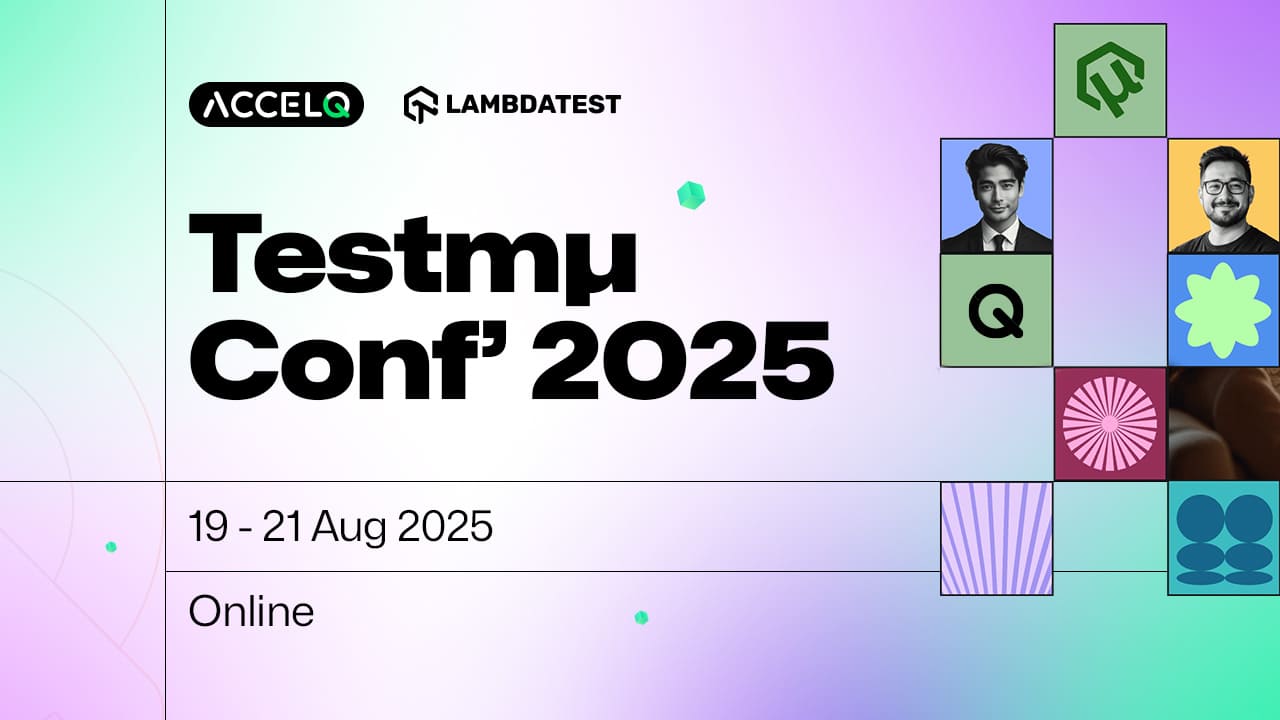 ACCELQ's tweet card. Join ACCELQ at Testmu 2025! Discover our AI-powered, no-code test automation platform and experience Autonomous Automation with Autopilot.