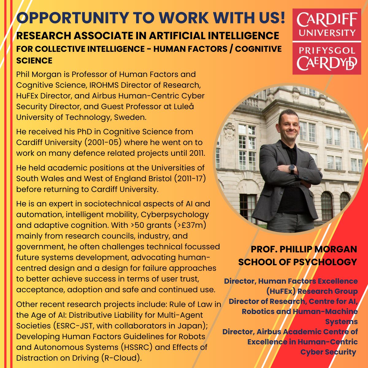 _SethBullock_'s tweet card. ⏰ ATTENTION! We have three Postdoctoral Research Associate positions that will be closing in the next few days! There is still time to submit your applications for: 1st. Postdoctoral Research...