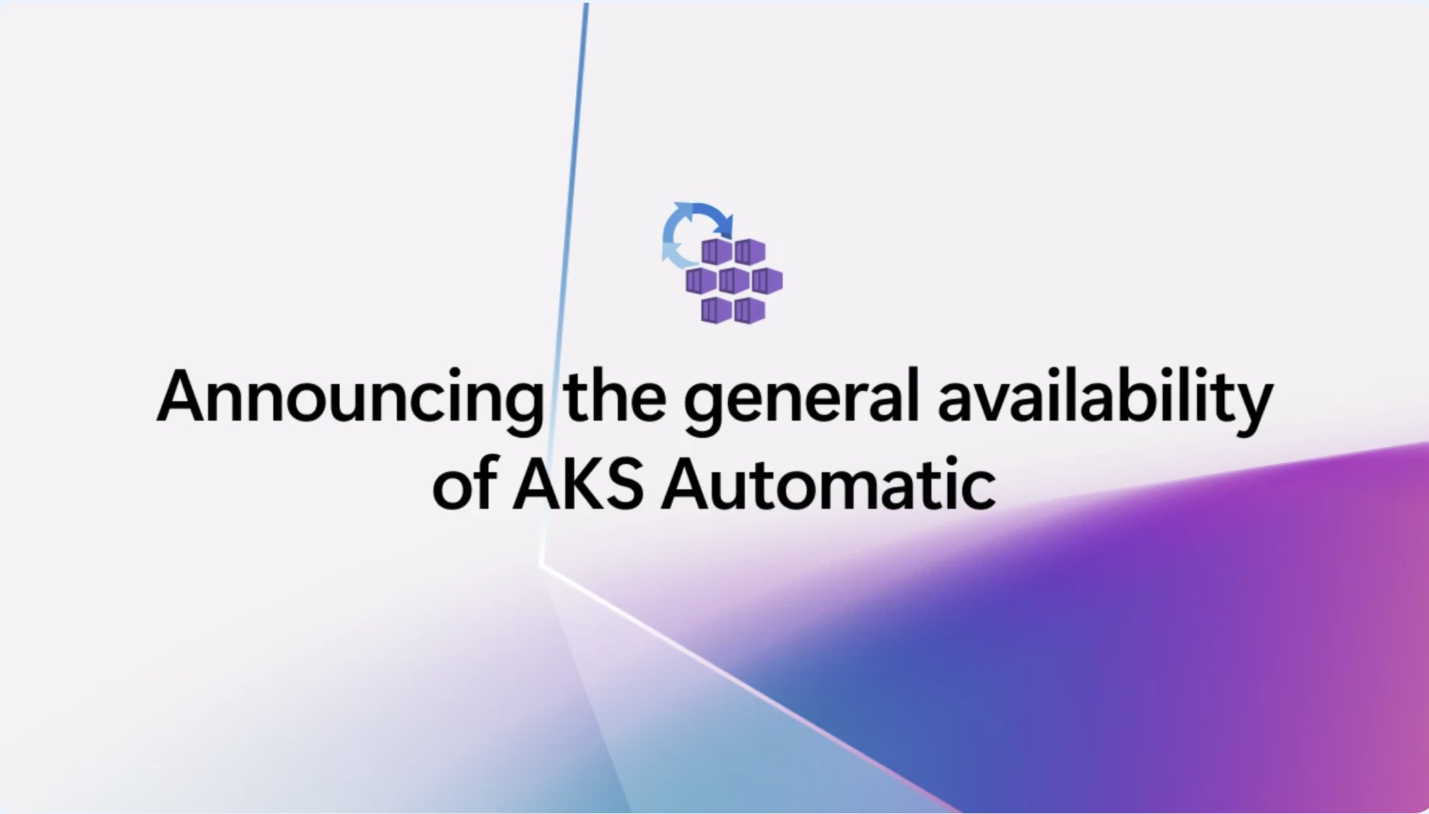 AzureWeekly's tweet card. AKS Automatic simplifies Kubernetes by offering a fully managed, opinionated experience that abstracts away from infrastructure complexity, while keeping the...