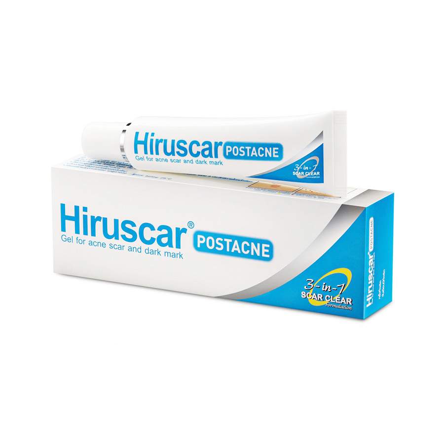 CorgiLuwak's tweet card. Hiruscar Post Acne is a 100% anti-bacterial, clear gel which has been specially formulated for fast, easy skin absorption. The unique 3-in-1 formulation works simultaneously to improve the appearance...
