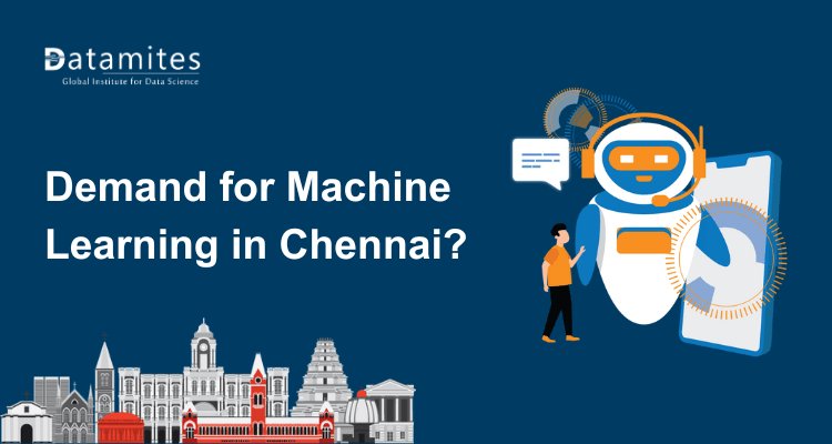 DataMites's tweet card. Discover the rising demand for machine learning courses in Chennai. Explore career opportunities, benefits, and why Chennai is emerging as a hub for AI and ML training.