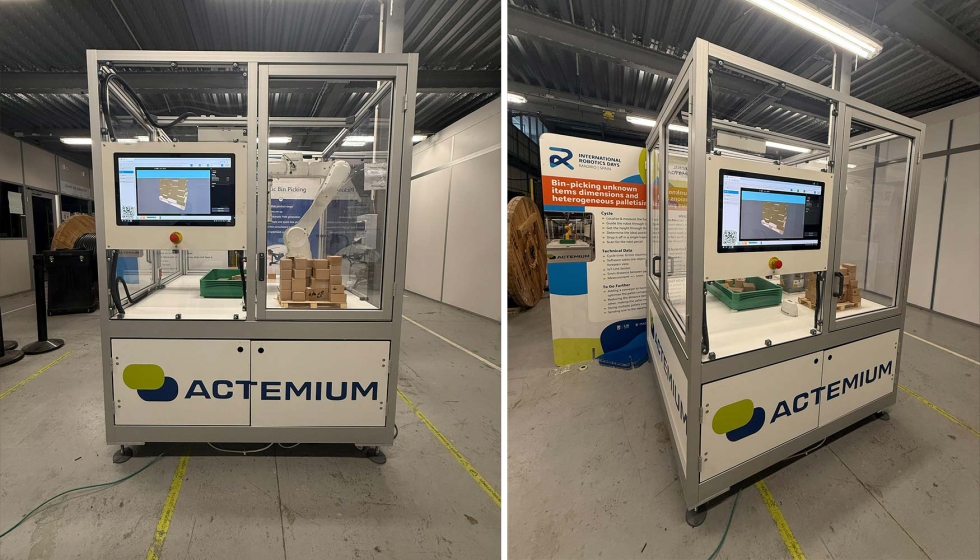 int_roboticaInd's tweet card. Actemium, la marca de Vinci Energies enfocada en la industria, ha desarrollado una solución propia que combina bin picking e IA, logrando realizar paletizados mixtos, incluso, cuando los productos...