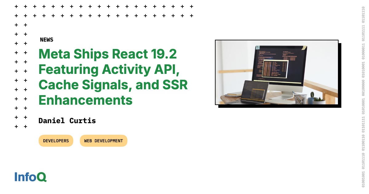 danneh150's tweet card. React 19.2 introduces new APIs and performance improvements focused on better UI control and server rendering. Key additions include the new Activity component for managing UI states without losing...