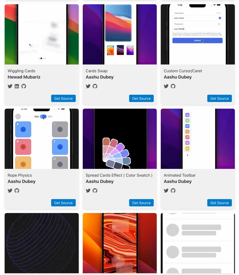 mtunadev's tweet card. React Native ile animasyonlu arayüzler oluşturmak için güzel bir kaynak: https://lnkd.in/de-hFDzT