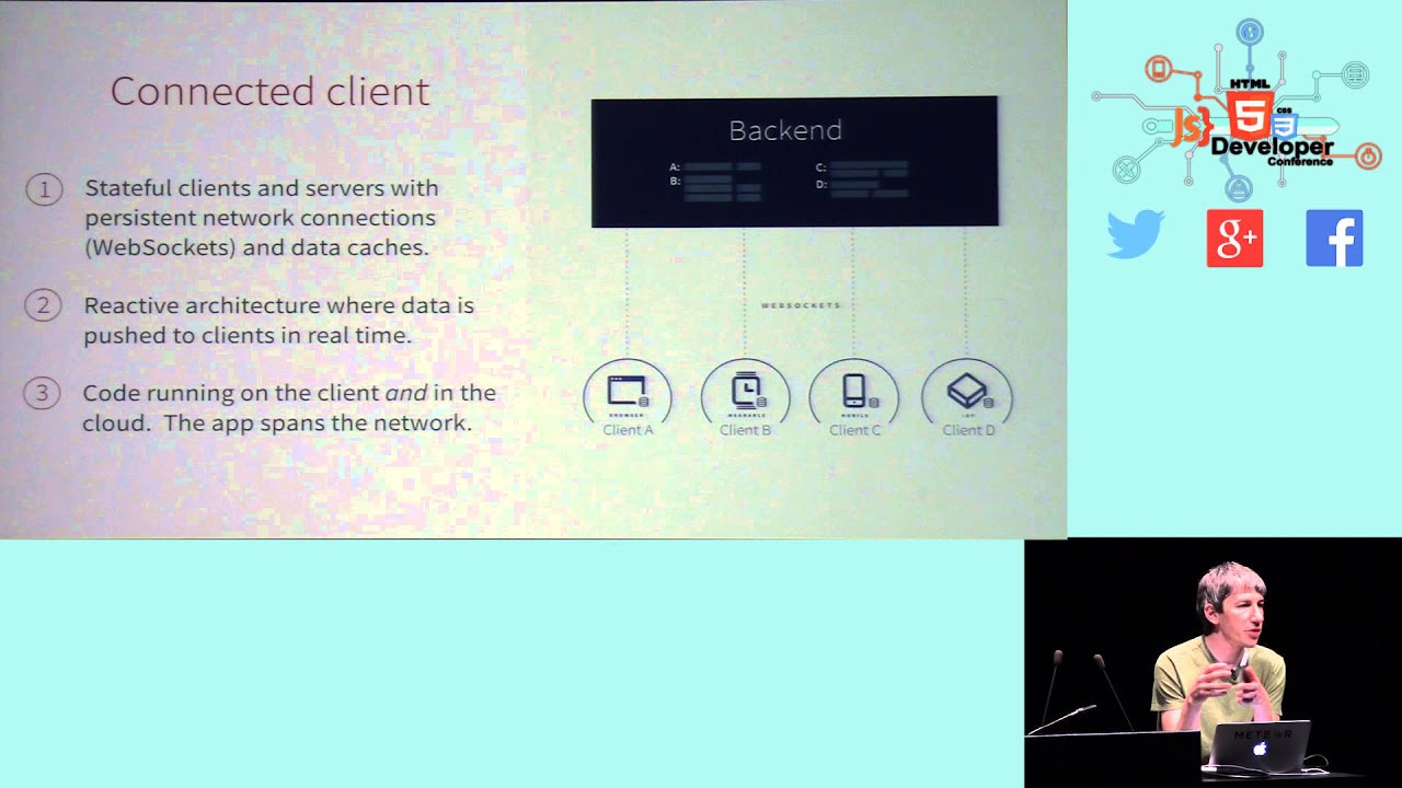 html5devconf's tweet card. HTML5DevConf: Matt DeBergalis, Meteor: Architecting modern JavaScript...