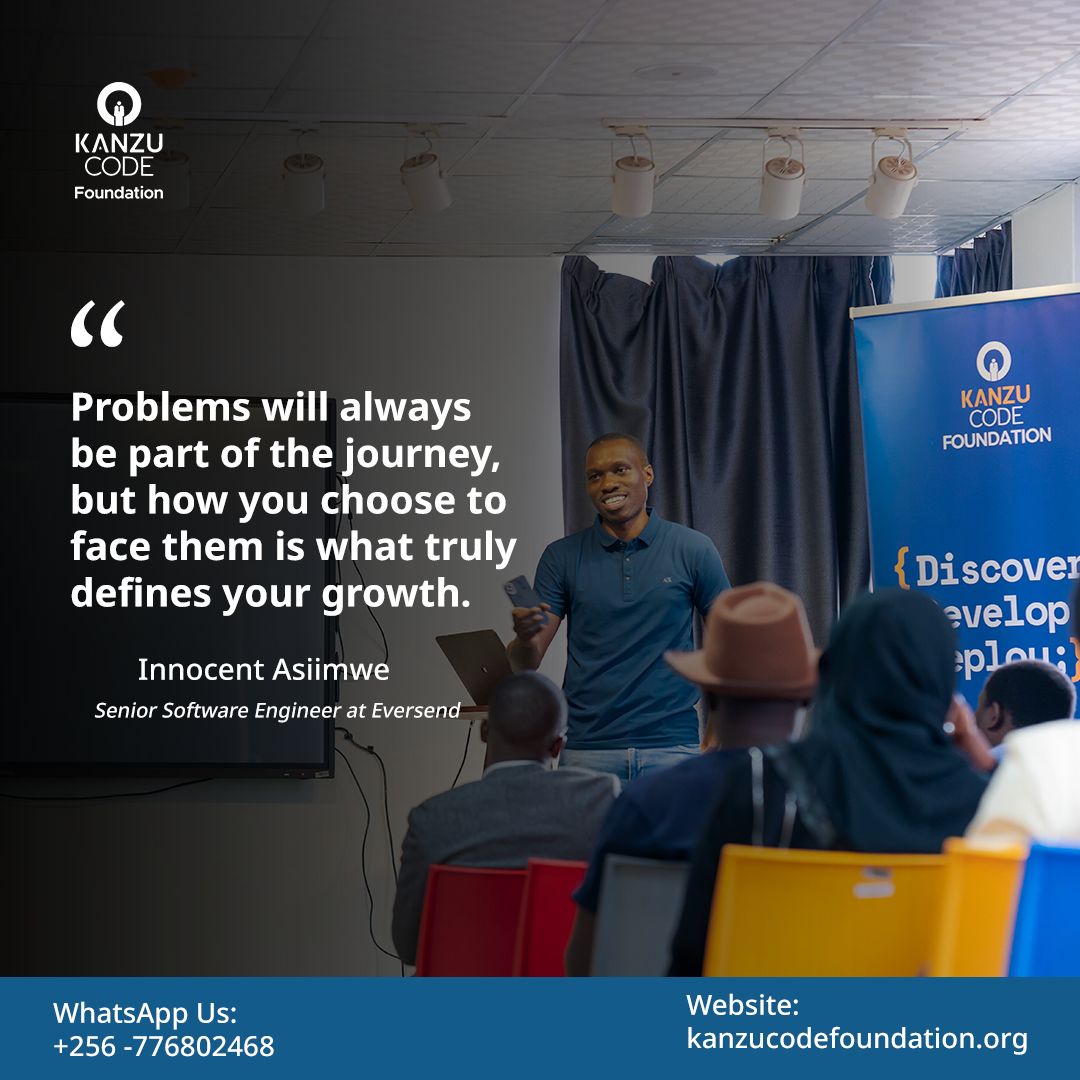 KanzuCodeOrg's tweet card. In the world of code, challenges are inevitable but it’s the courage to confront them, learn, and grow that shapes true developers. At Kanzu Code Foundation, we empower aspiring coders to turn...