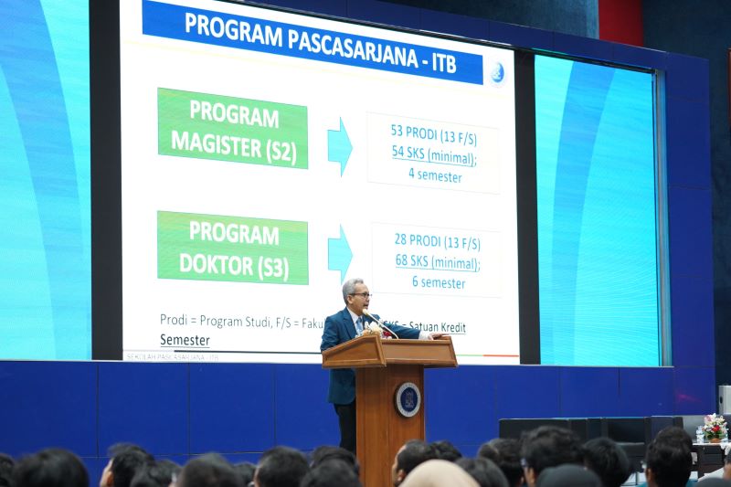 itbofficial's tweet card. BANDUNG, itb.ac.id - Institut Teknologi Bandung (ITB) menyelenggarakan Penyambutan Mahasiswa Baru Program Pascasarjana dan Profesi Semester I Tahun Akademik 2024/2025, Kamis (15/8/2024) di Sasana...