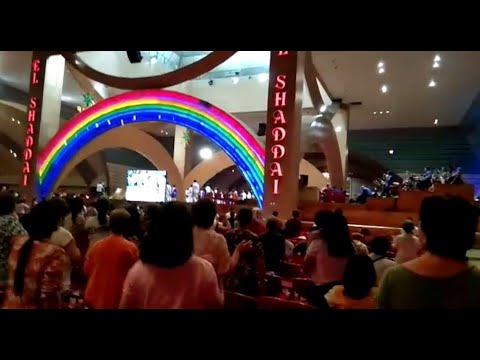 gn_ruby's tweet card. Amazing Evening spent at Church, Manila, Philipines