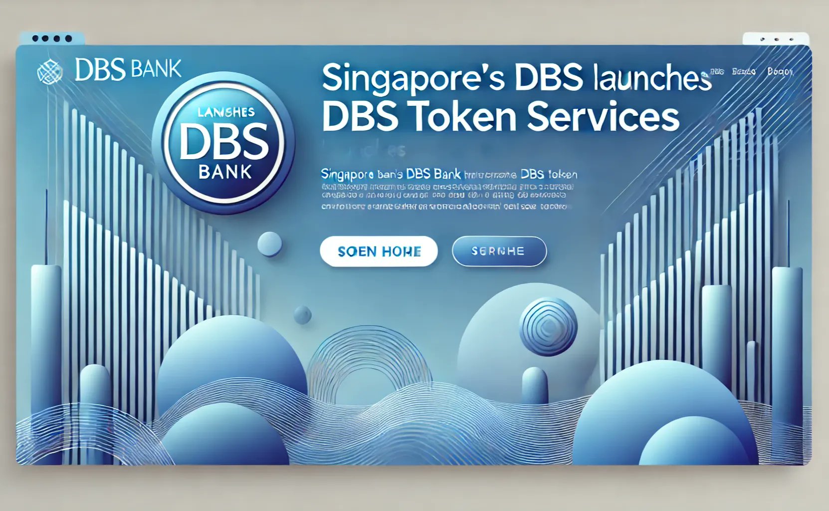 ARMCP_fr's tweet card. La banque DBS de Singapour a lancé un nouveau service appelé DBS Token Services, offrant des règlements instantanés en temps réel via un réseau blockc...