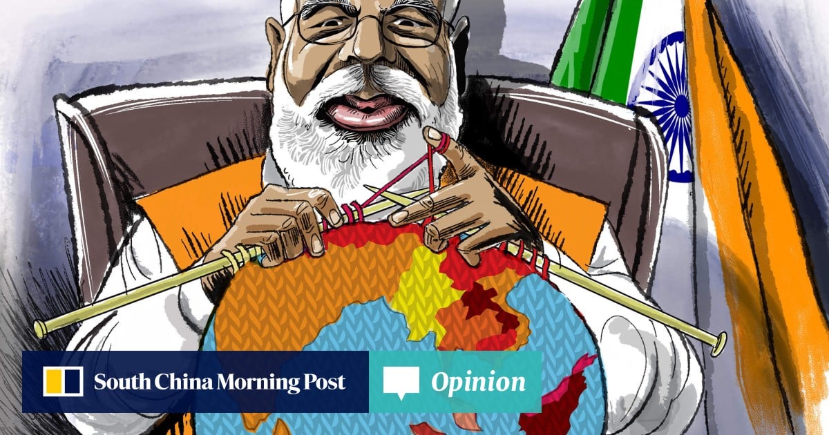 AsiaGInstitute's tweet card. New Delhi’s geopolitical strength comes not from looking East or West but from its ability to stabilise its own neighbourhood.