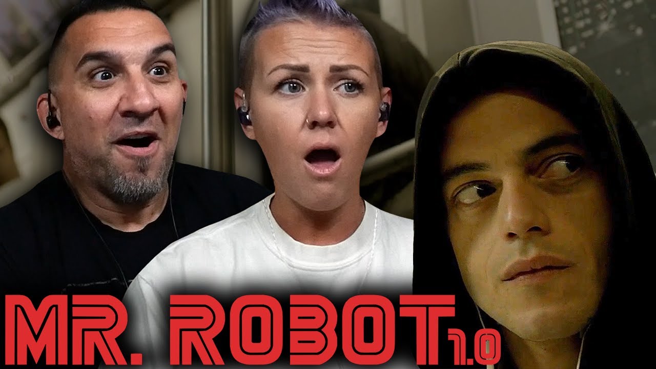 NikkiSteveReact's tweet card. Mr. Robot Season 1 Episode 1 'eps1.0_hellofriend.mov' Premiere...