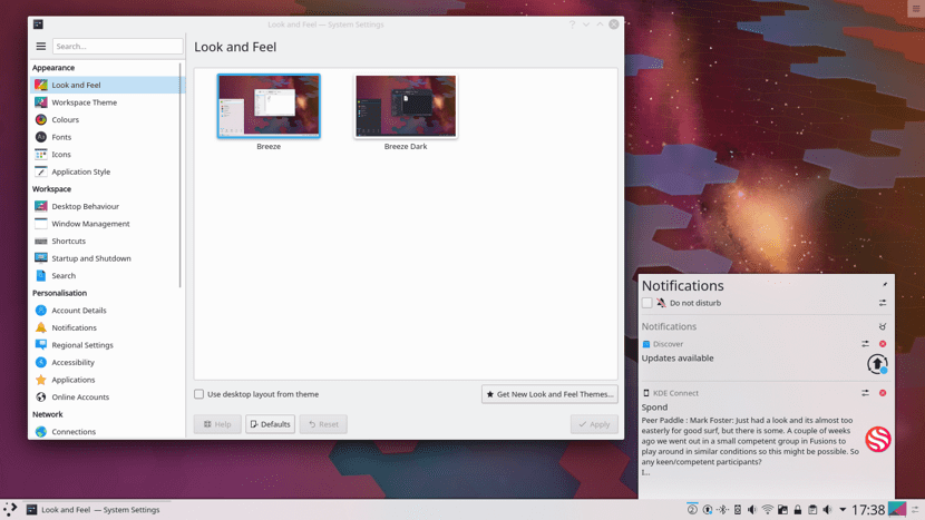usemoslinux's tweet card. Recientemente los desarrolladores a cargo del proyecto del entorno de escritorio KDE Plasma, anunciaron la liberación de la beta KDE Plasma 5.16.