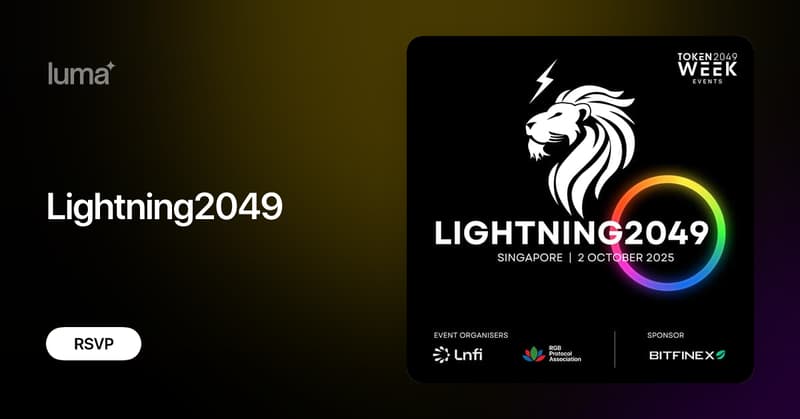 BitMask_App's tweet card. About Lightning2049 2025 marks a turning point—Bitcoin is evolving beyond just BTC. With Tether launching USDT natively on the Lightning Network and RGB…