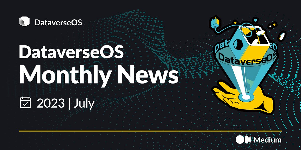 DataverseOS's tweet card. A Recap of DataverseOS Latest Triumphs