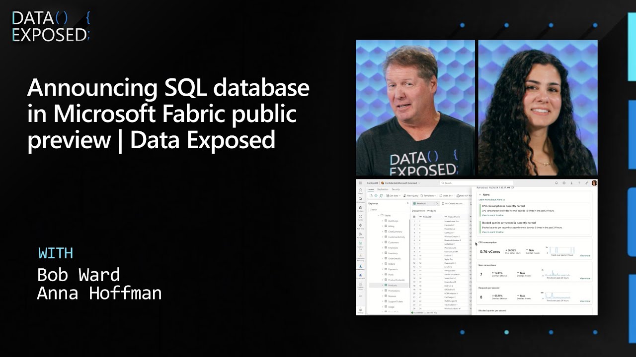 IrishSQL's tweet card. Announcing SQL database in Microsoft Fabric public preview | Data...