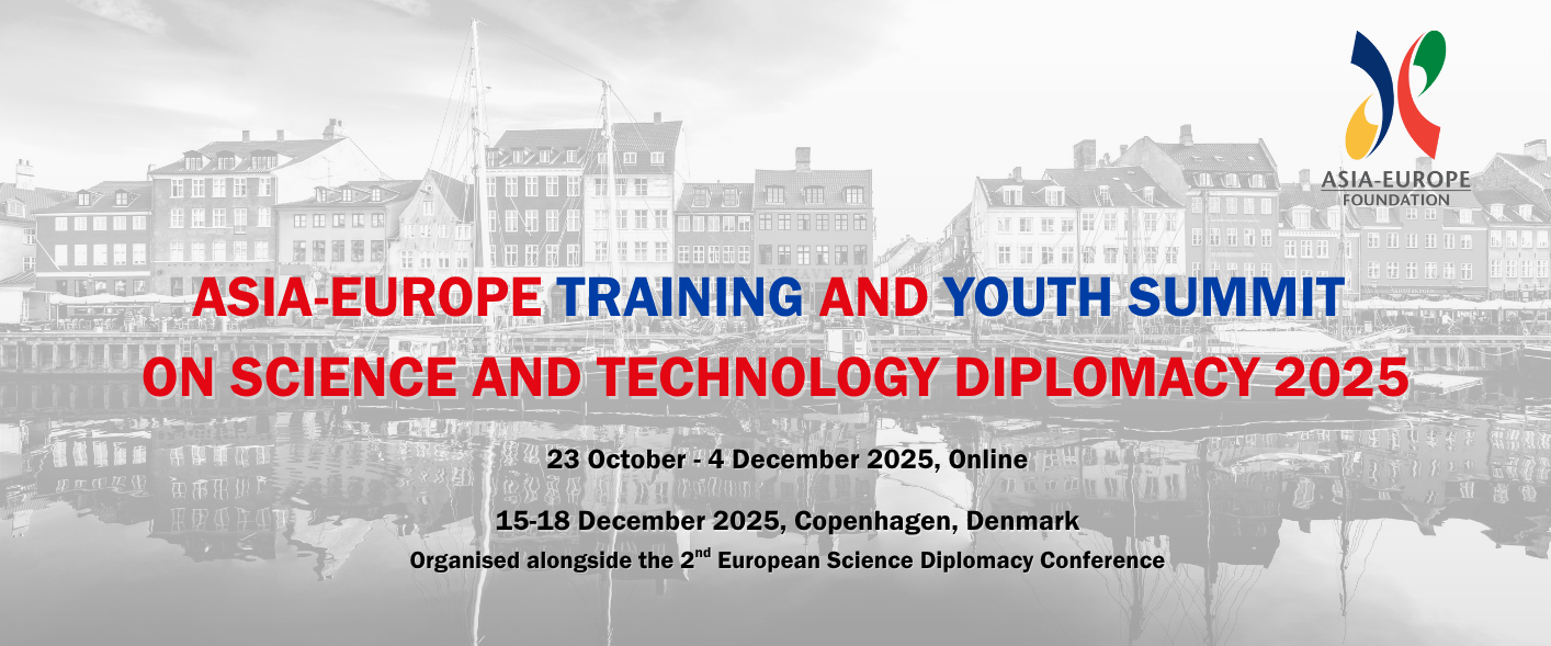 INGSA_Asia's tweet card. Asia-Europe Training and Youth Summit on Science and Technology Diplomacy 2025 - Asia-Europe...
