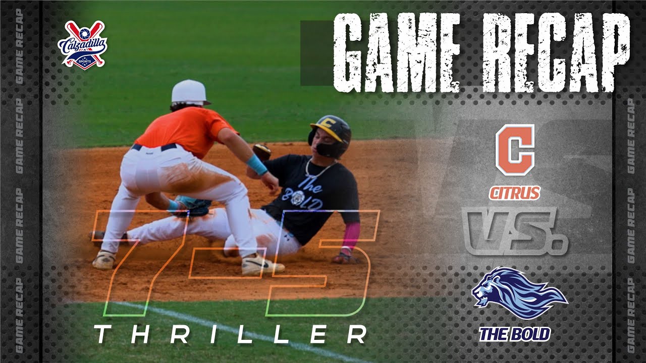 Foundation_BSB's tweet card. FOUNDATION ACADEMY WINS Game 1! 🔥 Citrus Rally FALLS SHORT in 7-5...