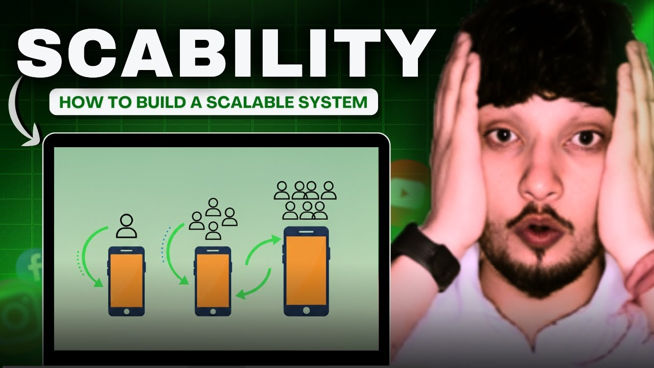 CodingMaster6's tweet card. Scalability Explained | How Big Apps Like YouTube & Instagram Scale 🚀