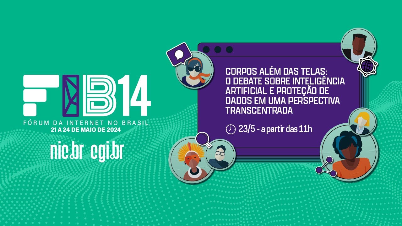 tarciziosilva's tweet card. [FIB14] Corpos além das telas: debate sobre IA e proteção de dados em...