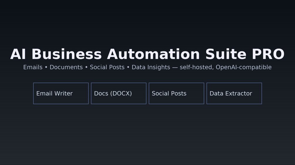 scripter8606611's tweet card. Tired of juggling multiple tools, endless subscriptions, and too many browser tabs?The AI Business Automation Suite PRO brings everything you need into one elegant, self-hosted application — giving...
