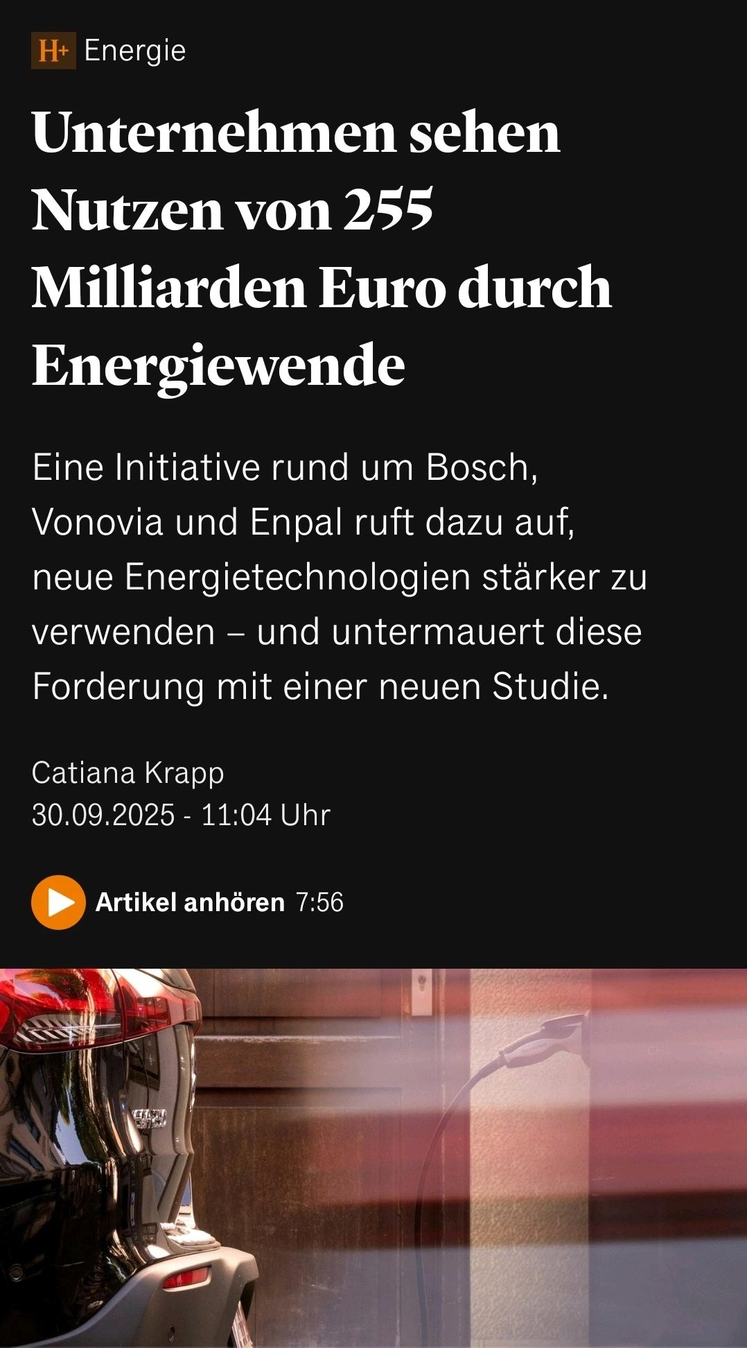Klima_Mahner's tweet card. Unternehmen sehen in der Energiewende keinen Kostenblock, sondern einen massiven Wirtschaftsmotor: Eine neue Initiative von Bosch, Vonovia und Enpal zeigt, dass Investitionen in erneuerbare Energien...