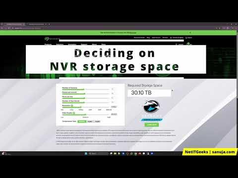 sanujams's tweet card. How to decide on surveillance storage capacity for NVRs