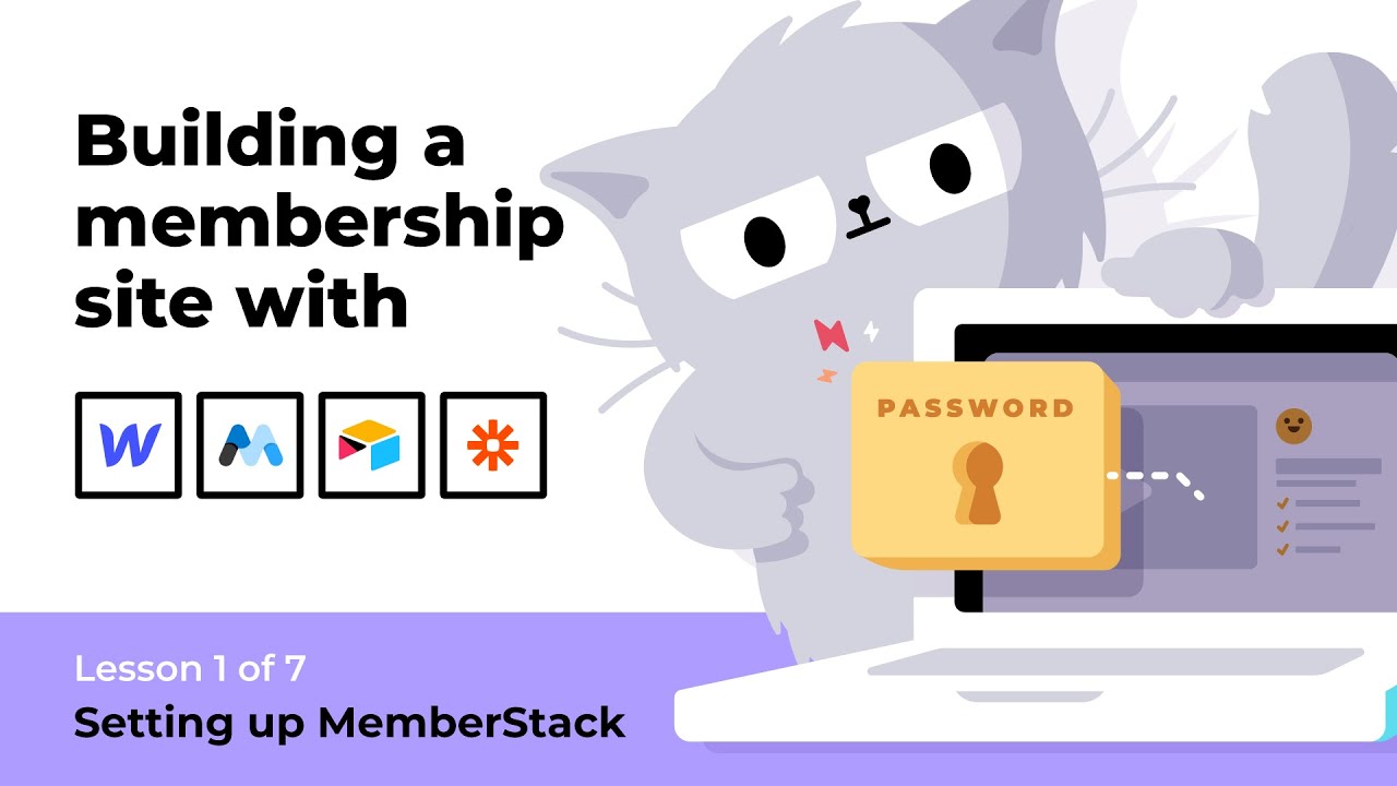hayatbiralem's tweet card. (1 of 7) How to build a membership site with Webflow, MemberStack,...