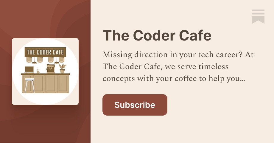 thecodercafe's tweet card. Missing direction in your tech career? At The Coder Cafe, we serve timeless concepts with your coffee to help you master the fundamentals. Written by a Google SWE and trusted by 3,500+ readers, we...