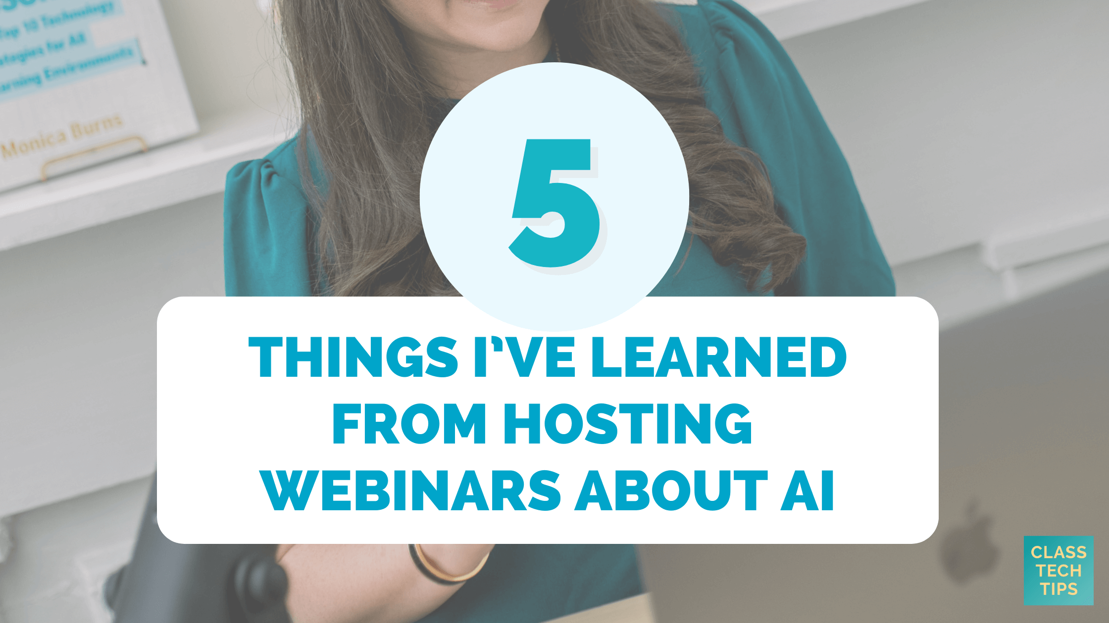 ClassTechTips's tweet card. Explore what I’ve learned from leading webinars about AI, including strategies to boost participation, share resources, and support teachers.
