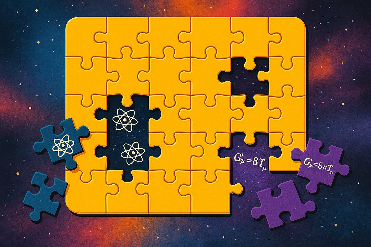 OseniloPhys's tweet card. Scientific theories often resemble attempts to assemble an immensely complex puzzle, most of whose pieces are lost, while those we have are…
