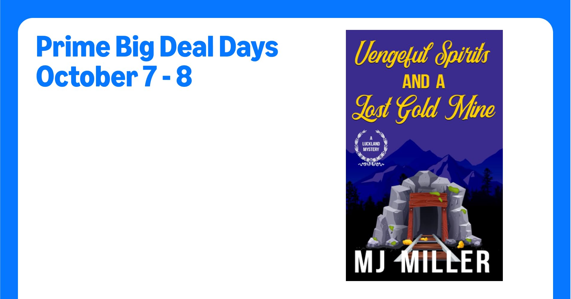 MJMiller_author's tweet card. On opening night, the curtain fails to rise when a body is discovered in the theatre. Pippa is again caught up in the Luckland Ladies’ shenanigans, but this time it’s Devon she needs to rescue....
