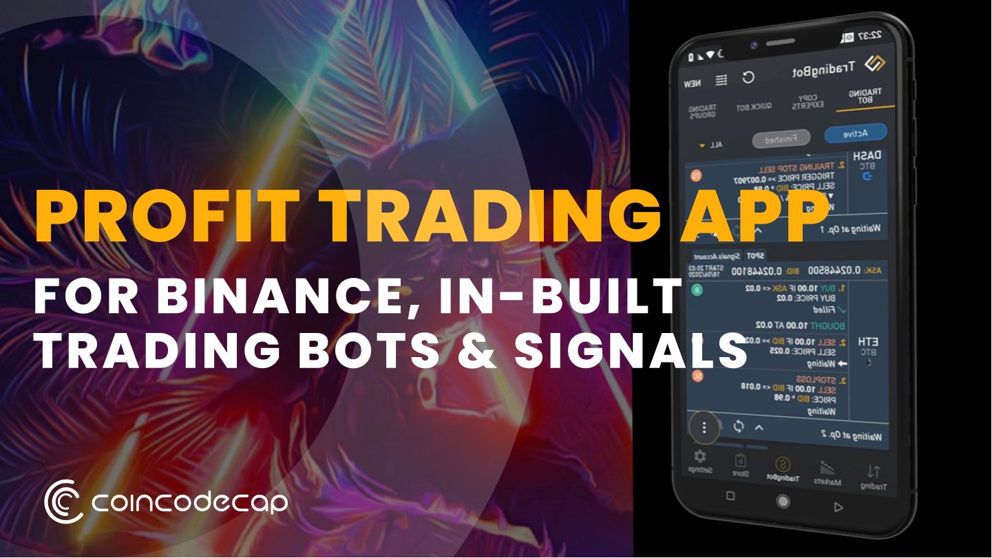 ProfitTrading_'s tweet card. In this article, we will be reviewing the ProfitTradingApp For Binance application. Which has singals and Trading bots inbuild to help you do profitable trading.