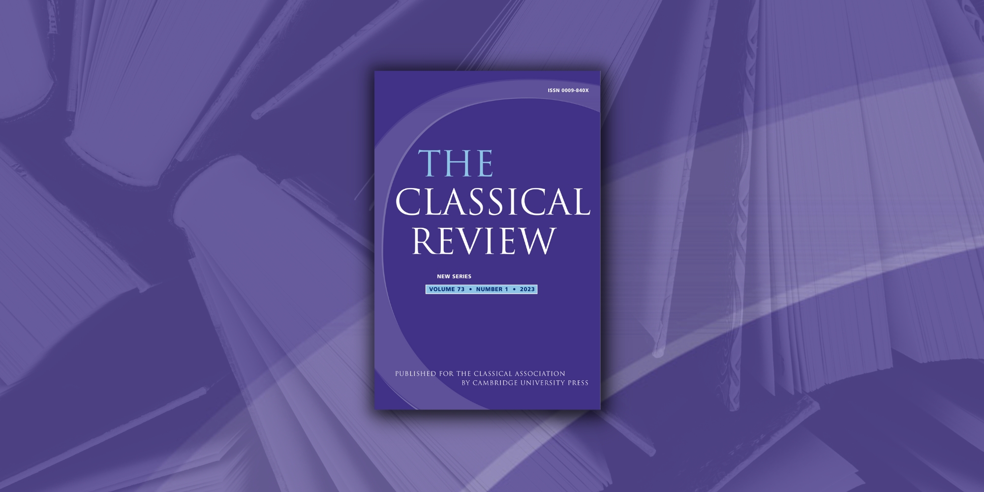 CambUP_Classics's tweet card. Classical Review has recently expanded its standard work of publishing reviews and notices of single books to include also longer pieces covering more – and more varied – material. We have previously...
