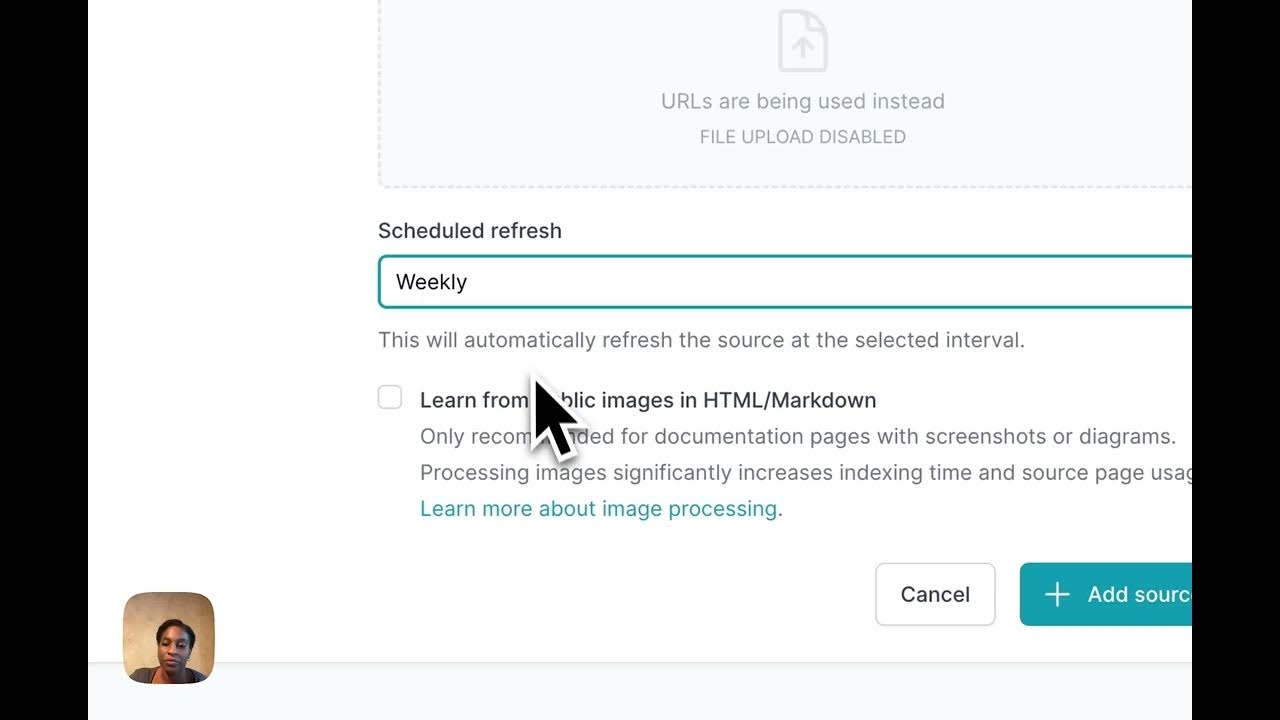 docsbotai's tweet card. How to Train Your AI Agent with Any Website (URL List Tutorial)
