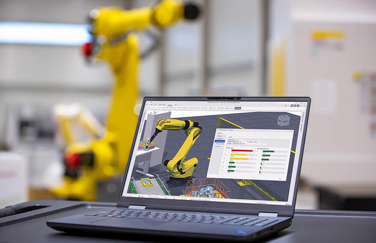 iotguide's tweet card. The ROBOGUIDE offline programming and simulation software has enhanced performance features and an improved user experience, says FANUC.