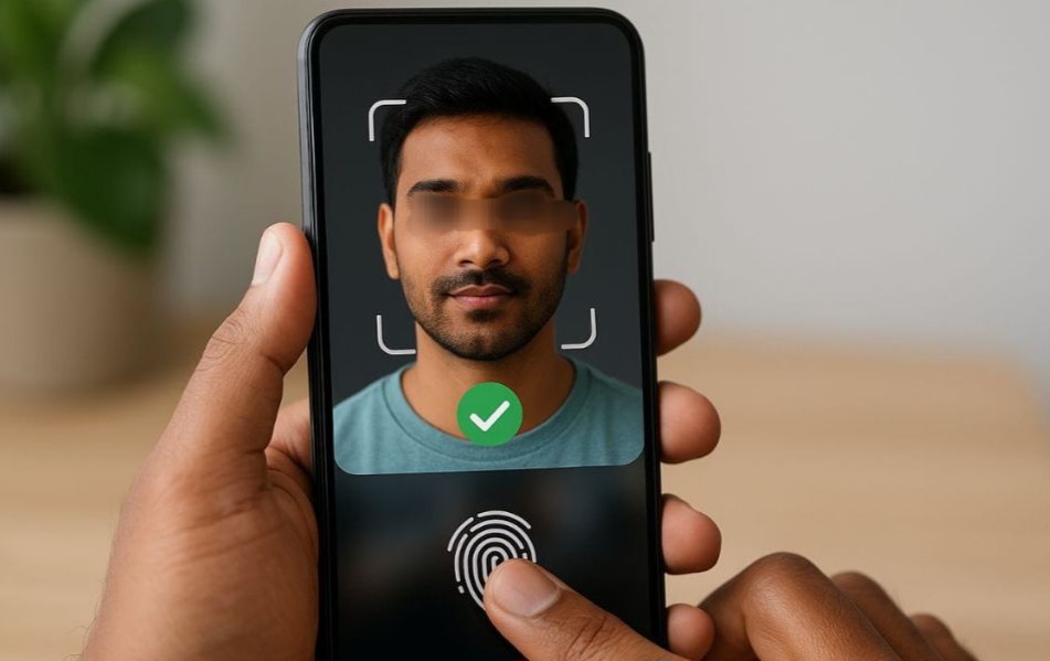 BengaluruWire's tweet card. UPI payments revolutionised! Starting today (Oct 8), users can approve transactions using Aadhaar-linked facial recognition or fingerprint scan instead of a PIN, following new RBI guidelines. This...