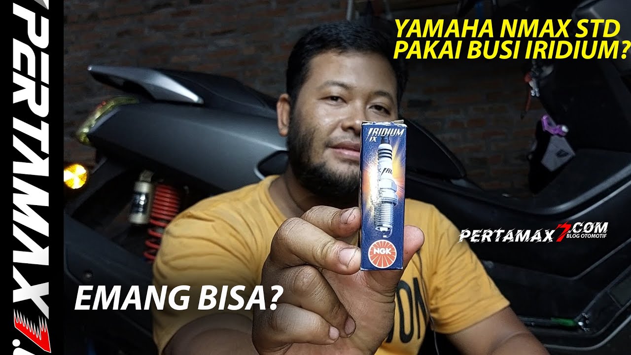ipanase's tweet card. CARA Pasang Busi Iridium Yamaha NMAX Old Mesin Standar Apa Bisa ? NGK...