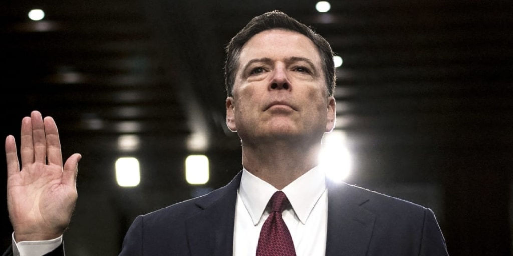 MSNBC_reports's tweet card. Former FBI Director James Comey pleaded not guilty to federal charges this morning at his arraignment in Virginia. He was charged with lying to Congress and obstructing a Congressional proceeding....