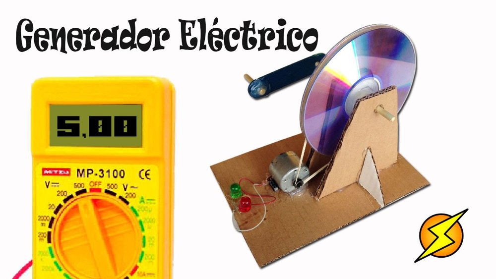 PlanetaDiy's tweet card. Hoy vamos a aprender como podemos hacer nosotros mismos un generador eléctrico casero con materiales reciclados.