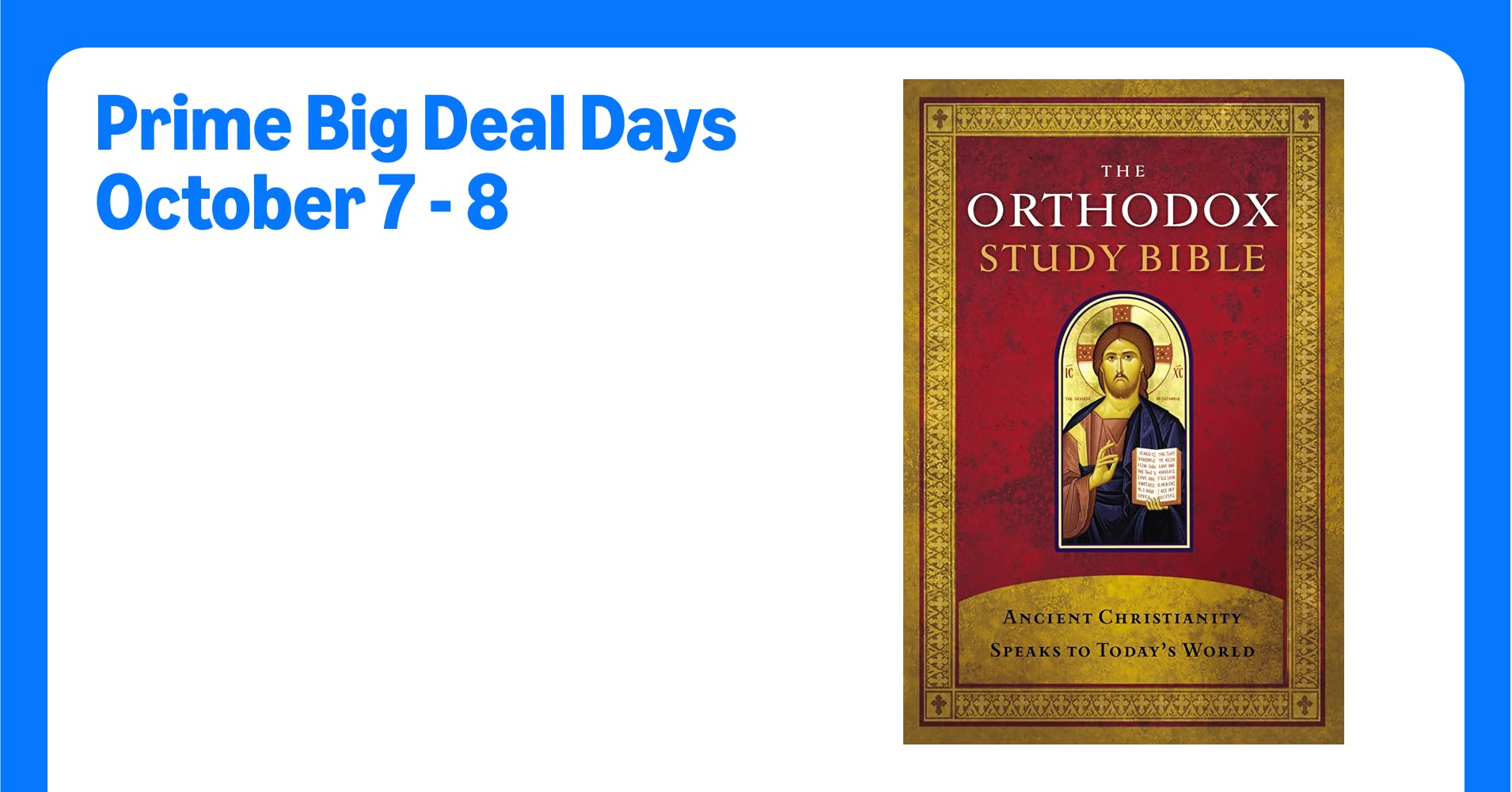 TruthXnews's tweet card. The Orthodox Study Bible, Hardcover: Ancient Christianity Speaks to Today's World