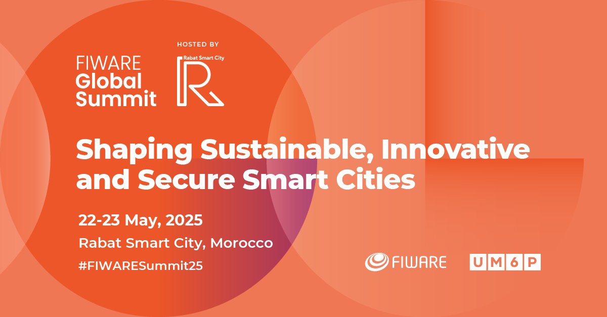 IoTGN's tweet card. Shaping sustainable, innovative and secure smart cities. Join us in Rabat Smart City for two days of innovation, collaboration, and networking.