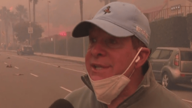 AlyssonFergison's tweet card. A wind-whipped brush fire is burning in Pacific Palisades, and large plumes of smoke can be seen for miles, but one well-known actor is jumping in to help. Evacuation orders are in place for those …