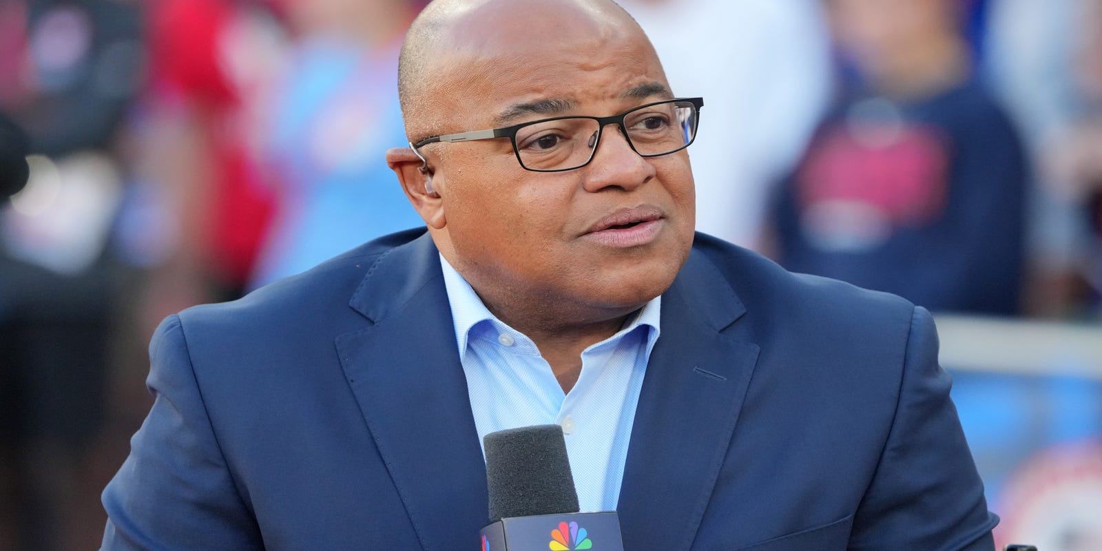 NoNutTraveler's tweet card. Veteran sportscaster Mike Tirico was a late scratch at the 2025 Kentucky Derby because of a nut allergy reaction.