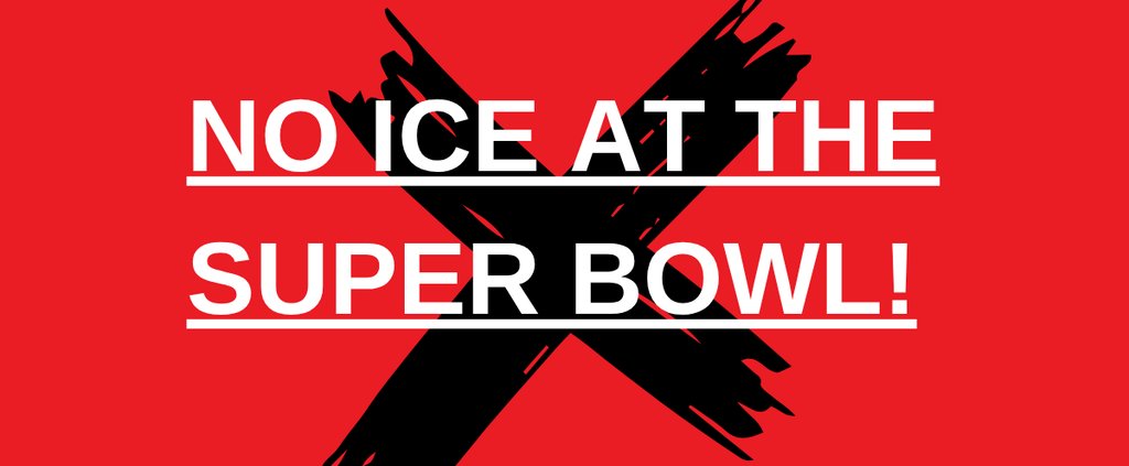 Mystime's tweet card. The @NFL must act NOW to stop Trump's ICE from targeting the Super Bowl LX, where Bad Bunny will be performing at the halftime show, before it’s too late. #SBLX #AppleMusicHalftime