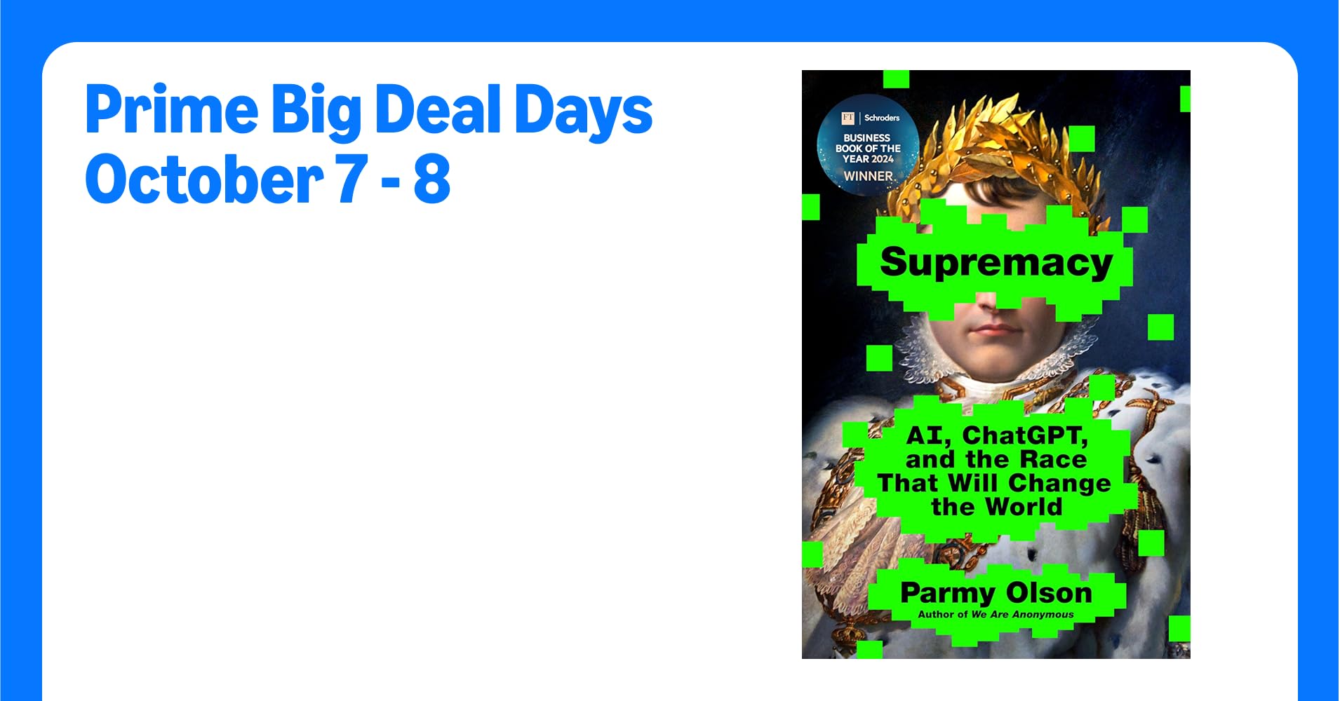 parmy's tweet card. Supremacy: AI, ChatGPT, and the Race that Will Change the World