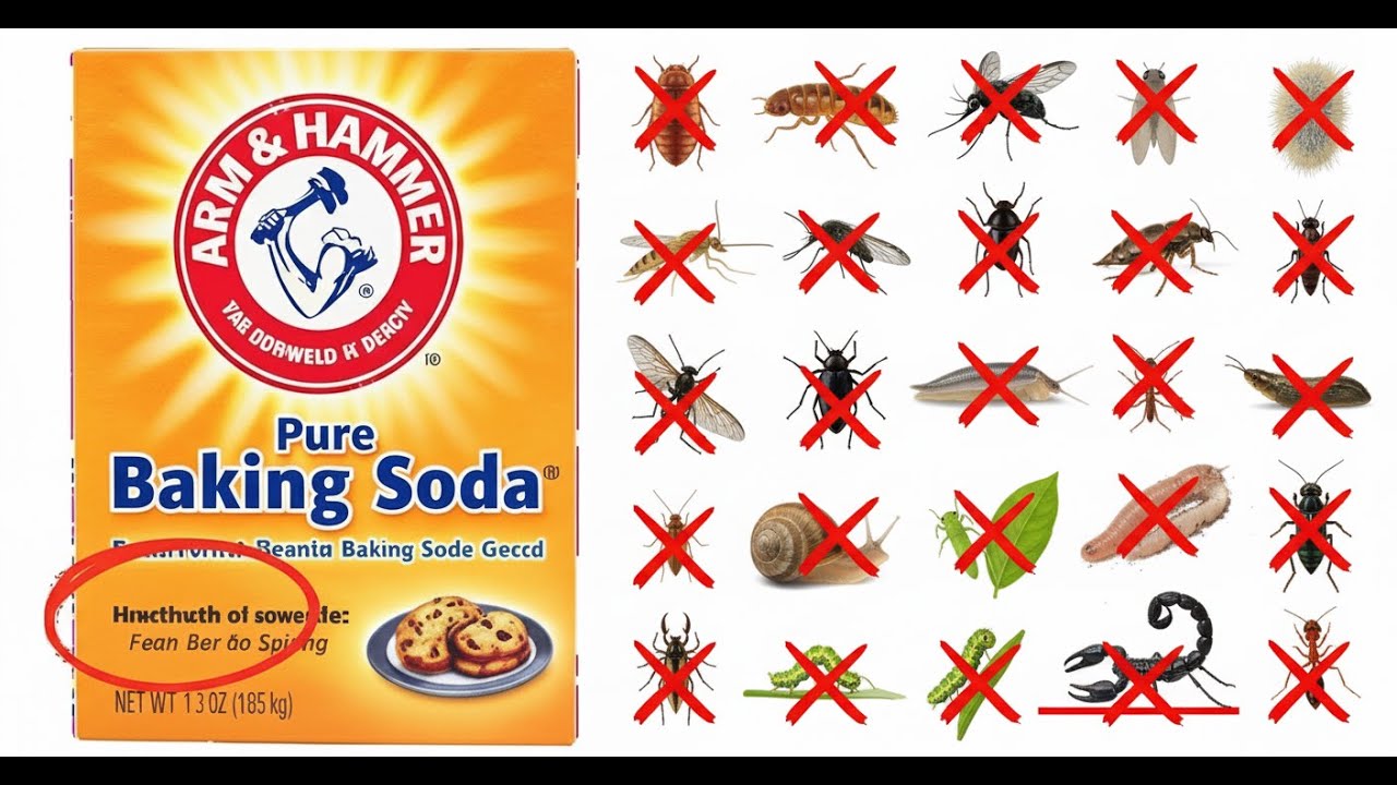 zubu21's tweet card. How to Use Baking Soda to Kill Roaches, Ants & Pests Eliminate...