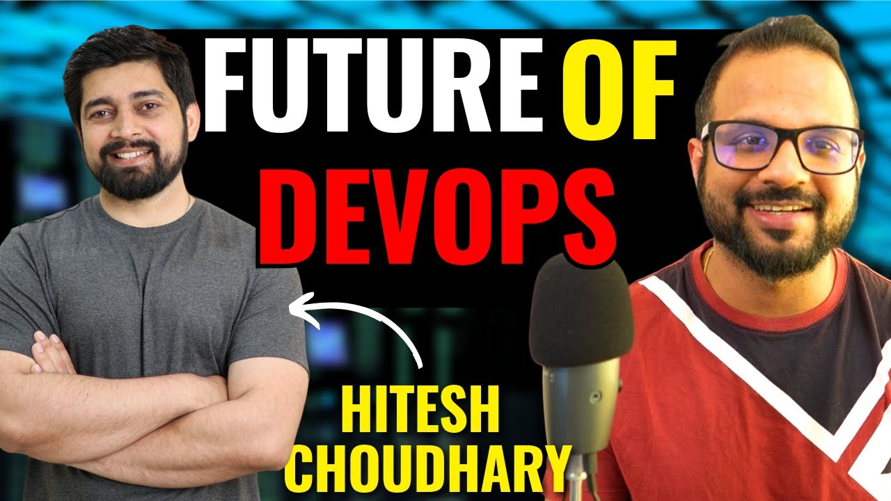 techie_piyush's tweet card. The Future Of Cloud and DevOps Ft. @HiteshCodeLab