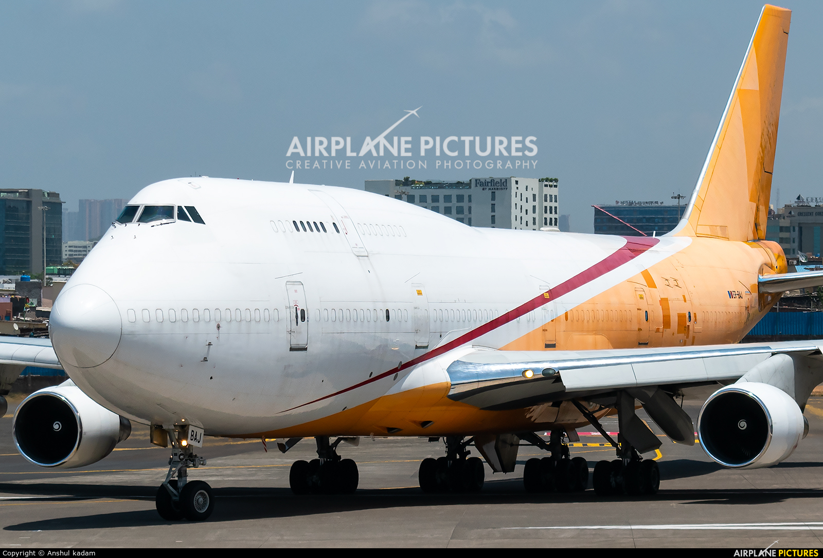 AirplanePics's tweet card. Aerotrans Cargo | Boeing | 747-400BCF, SF, BDSF | ER-BAJ | India, Mumbai - Chhatrapati Shivaji Intl (BOM - VABB) | Photo taken by Anshul kadam